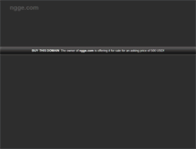 Tablet Screenshot of ngge.com